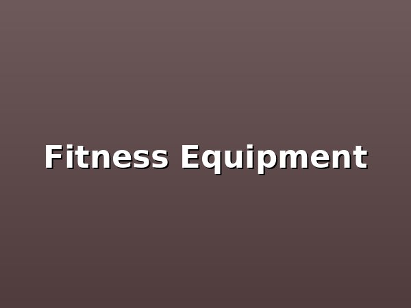 Gym fitness equipment
