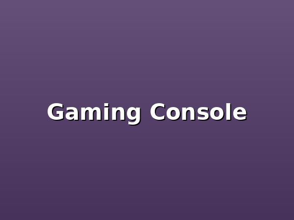Gaming controller and console