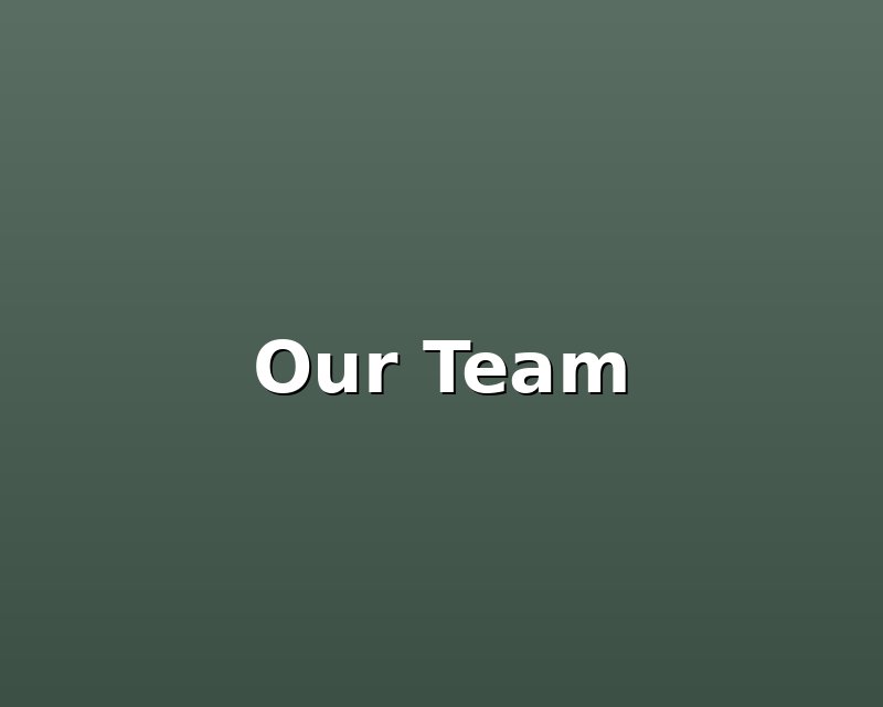 Small team working together around a desk